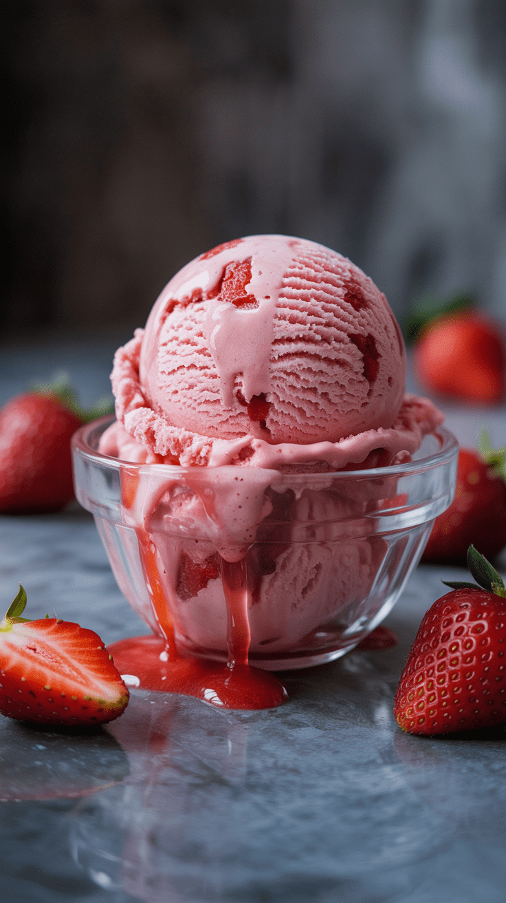 Read more about the article Strawberry Ice Cream Recipe