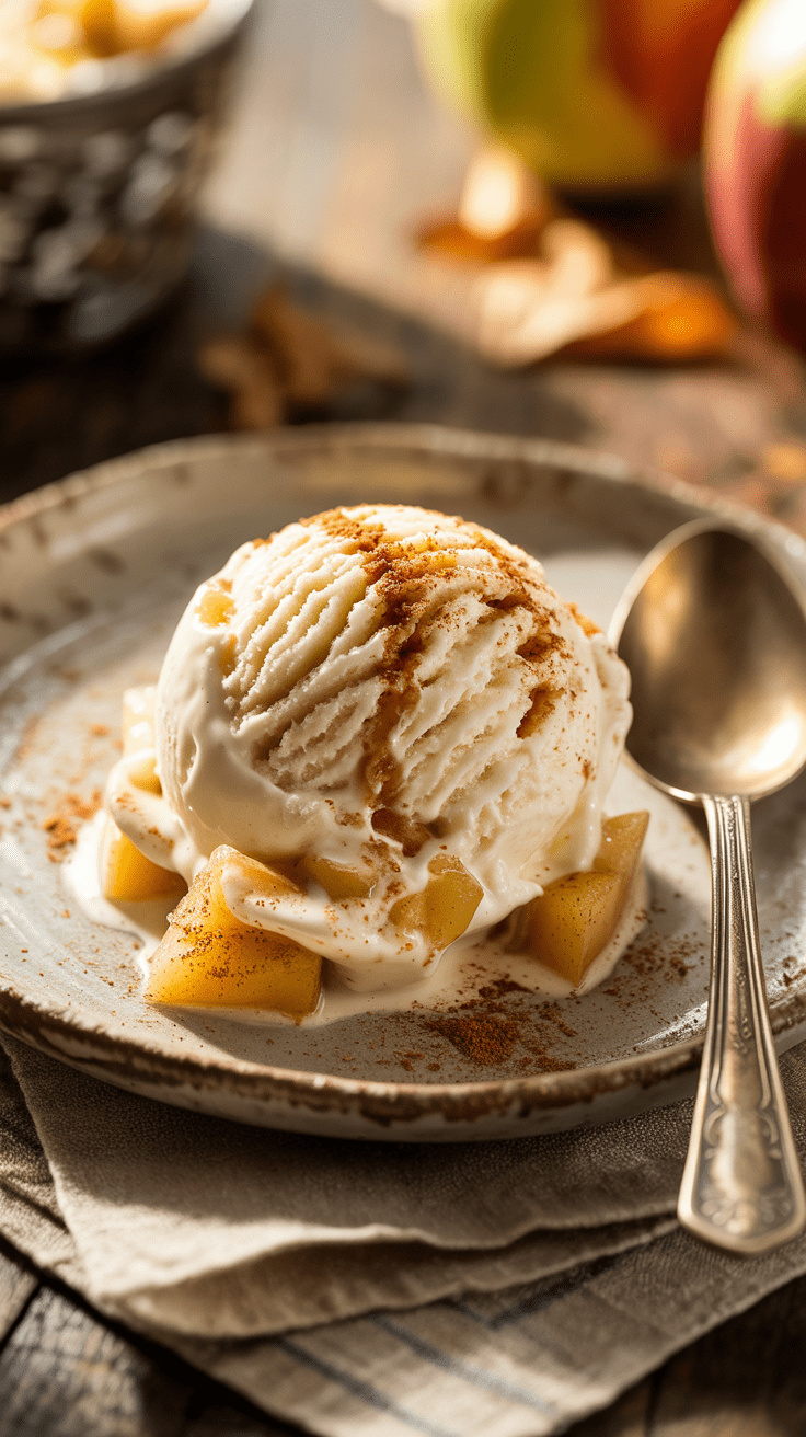 Read more about the article Apple Pie Ice Cream – All the Fall Flavor in One Creamy Scoop