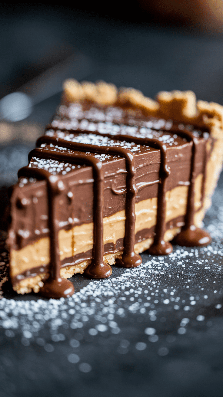 You are currently viewing Chocolate Peanut Butter Pie Recipe