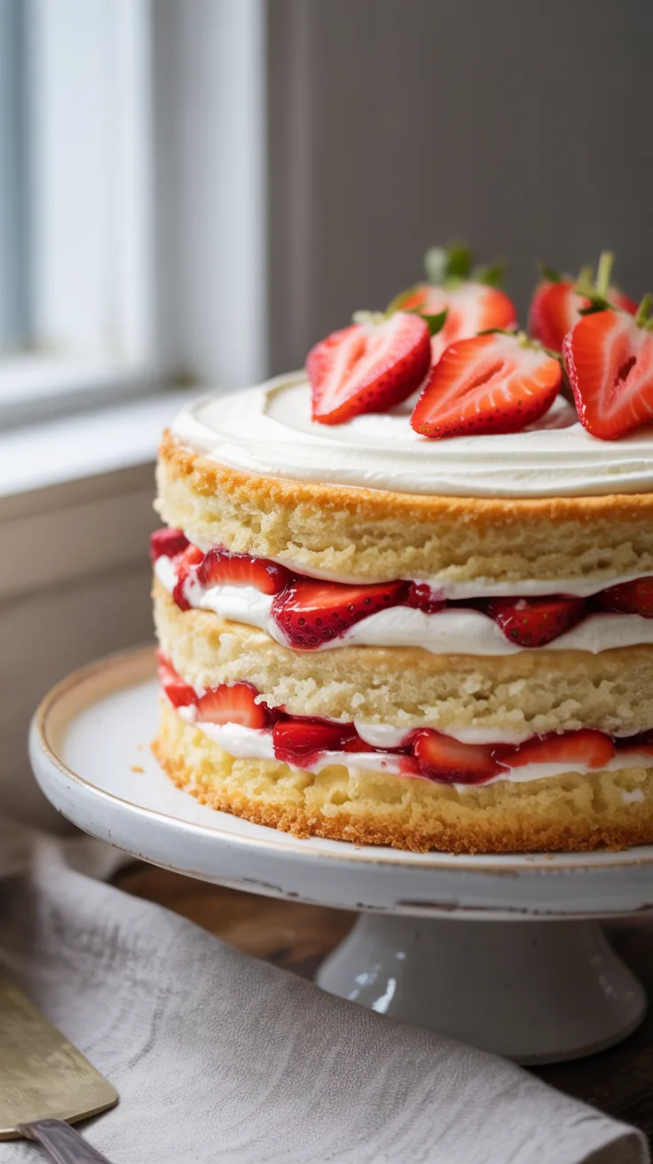 Read more about the article Easy Strawberry Shortcake Cake for Any Occasion