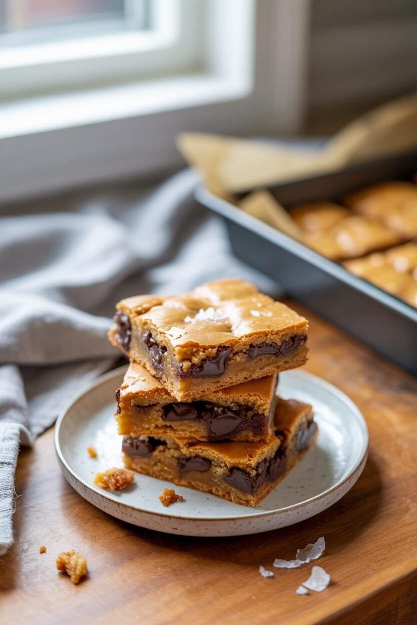 Read more about the article Fudgy Chocolate Chip Blondies: Easy, Rich, and Foolproof