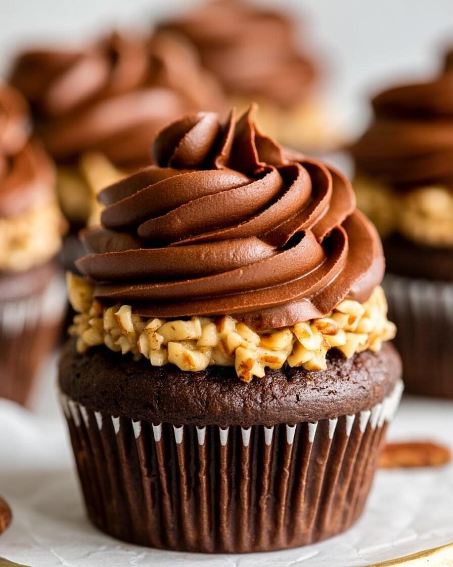 Read more about the article German Chocolate Cupcakes Recipe