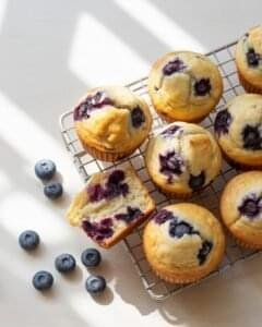 Read more about the article Banana Blueberry Muffins Recipe