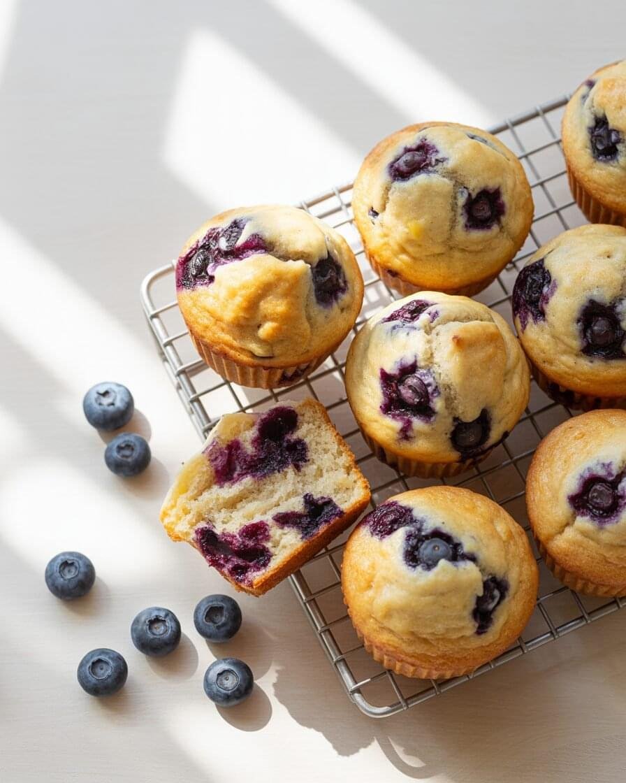 Read more about the article Banana Blueberry Muffins Recipe