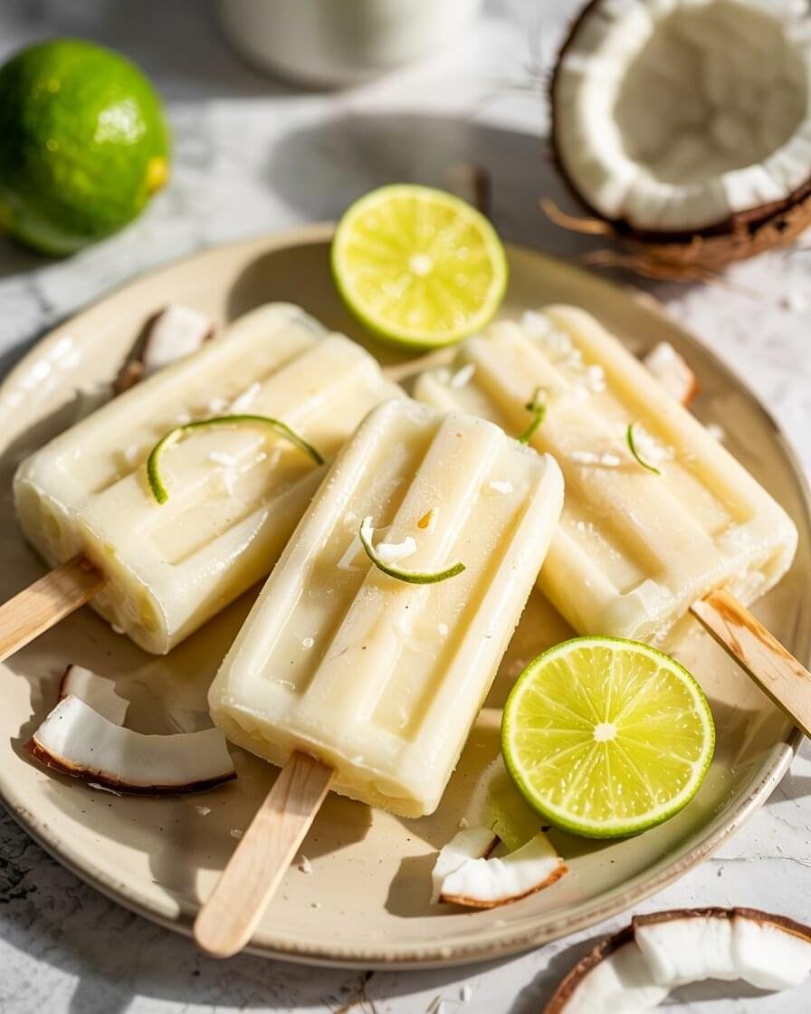 Read more about the article Coconut Lime Popsicles Recipe